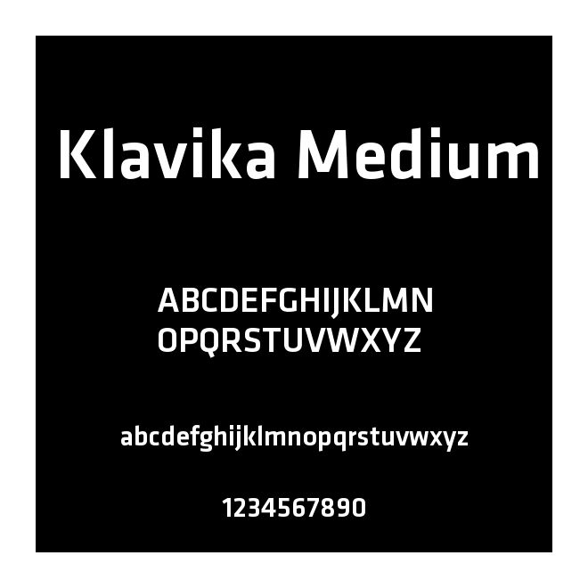 Klavika Medium