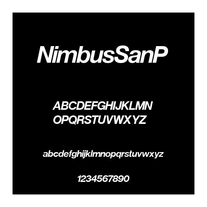 NimbusSanP