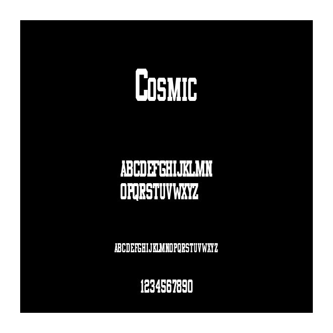 Cosmic