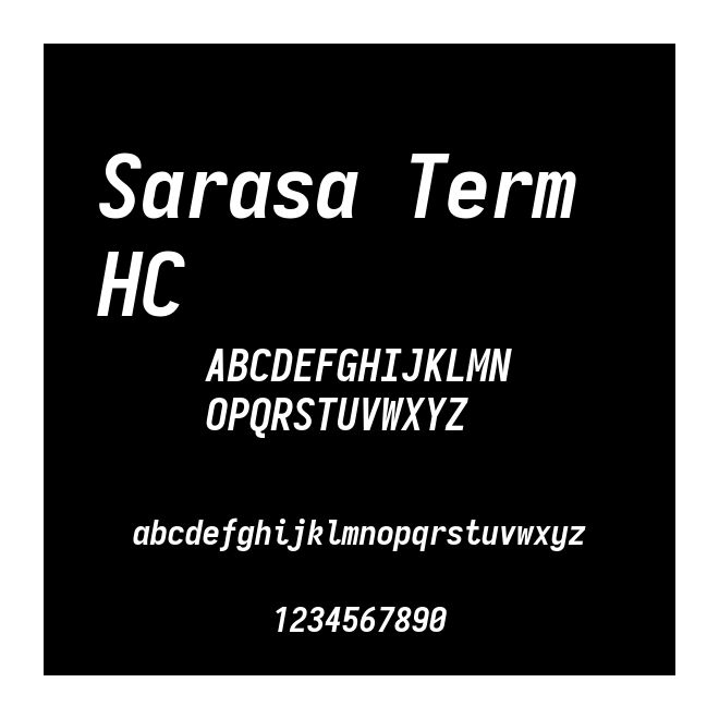Sarasa Term HC
