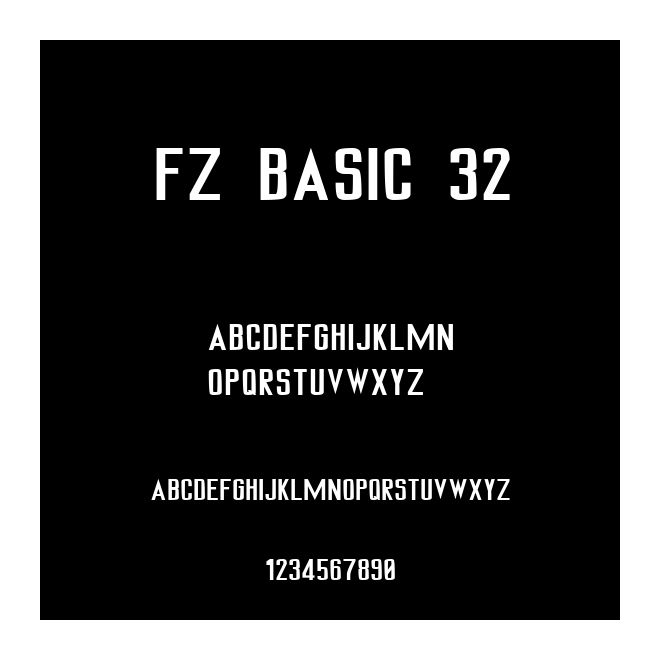 FZ BASIC 32