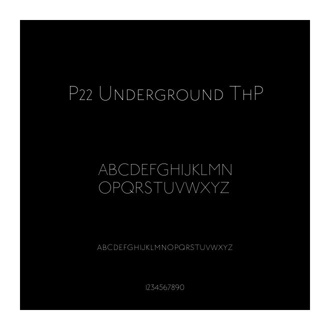P22 Underground ThP