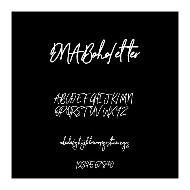DNABohoLetter