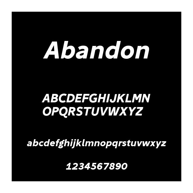 Abandon