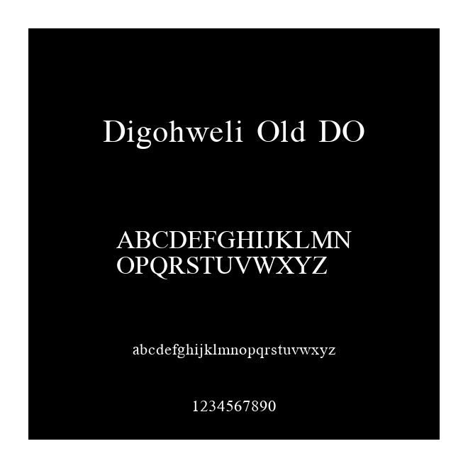 Digohweli Old DO
