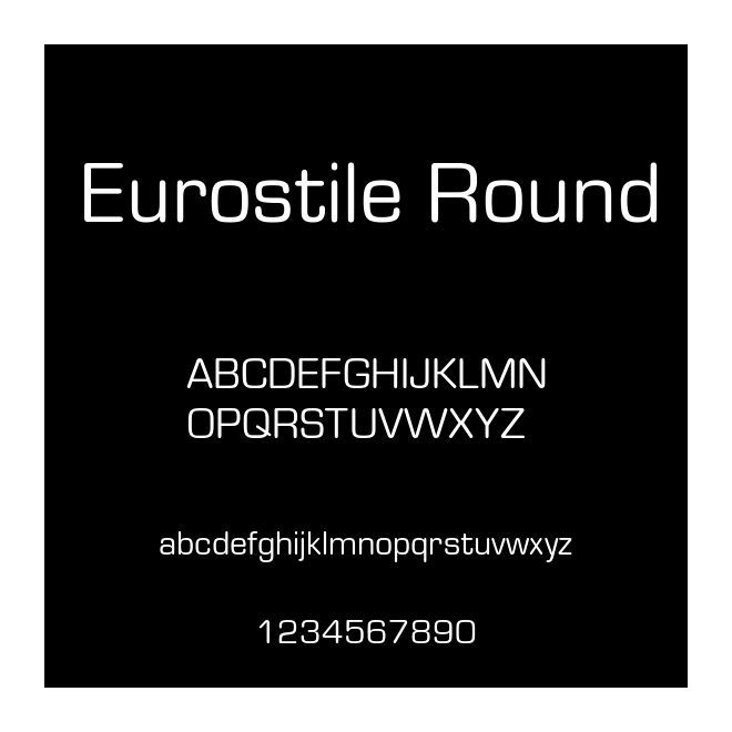 Eurostile Round