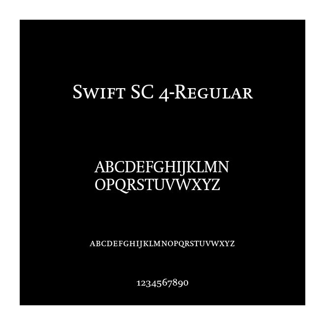 Swift SC 4-Regular