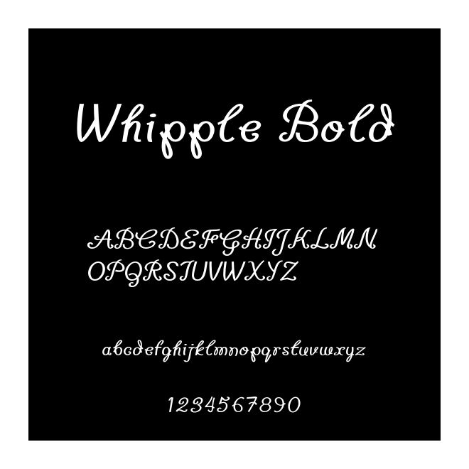 Whipple Bold
