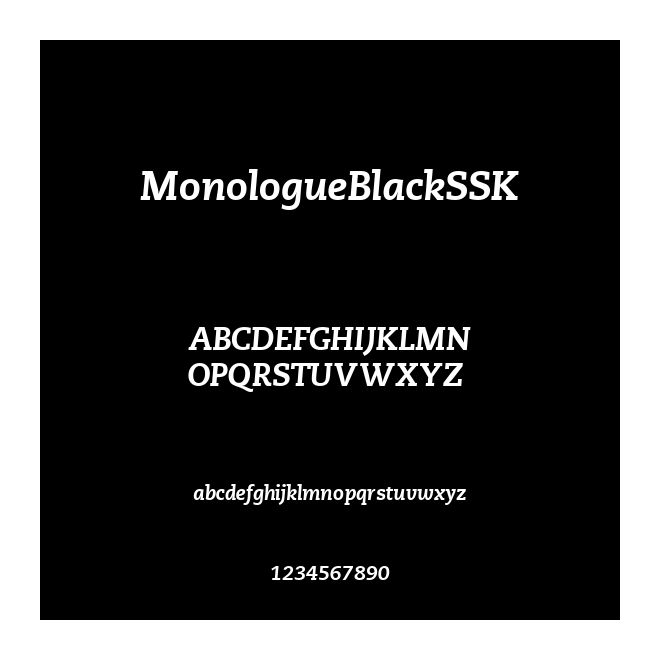 MonologueBlackSSK
