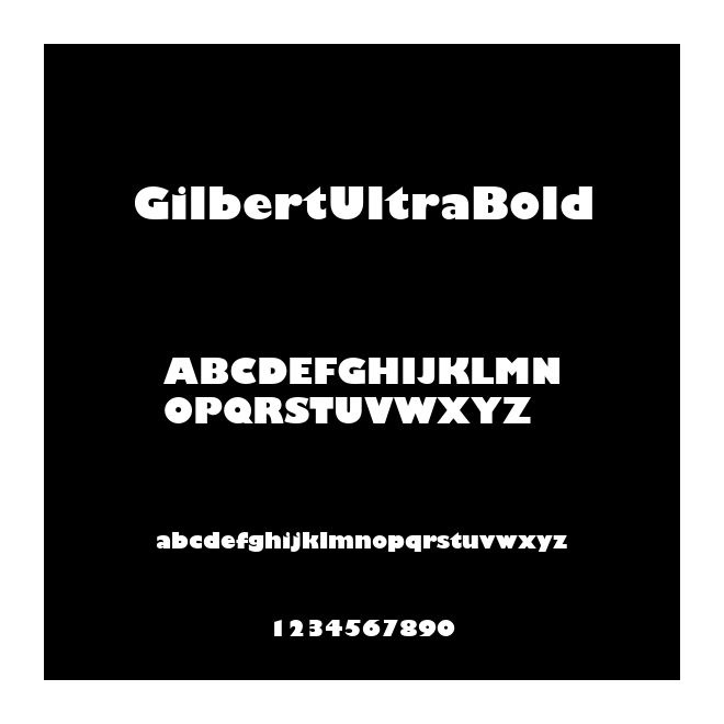 GilbertUltraBold