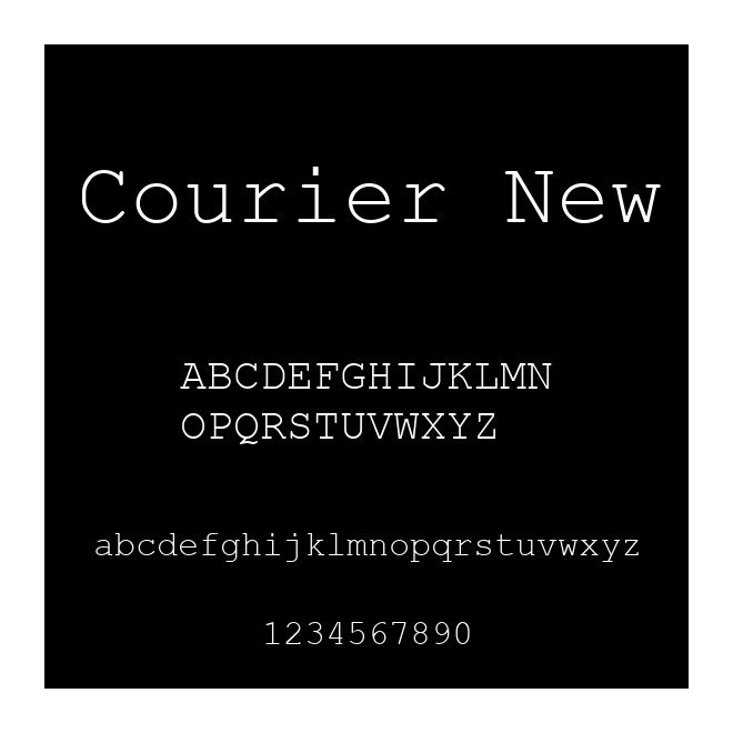 Courier New