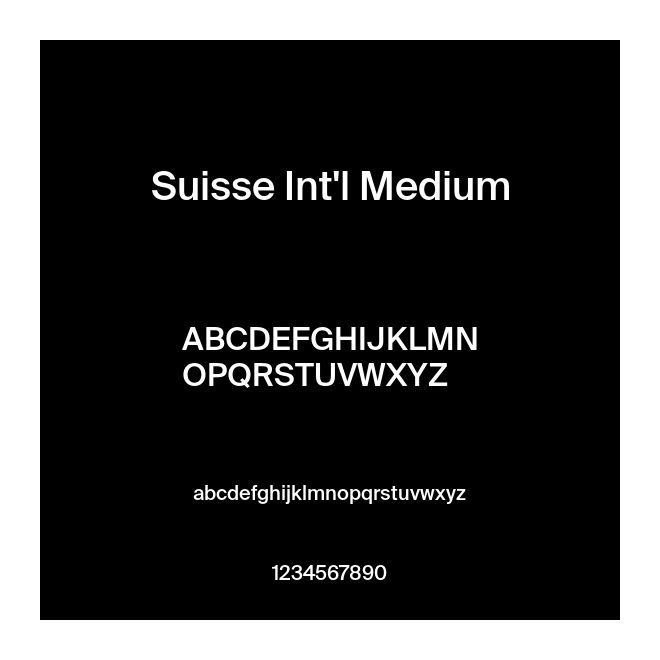 Suisse Int'l Medium
