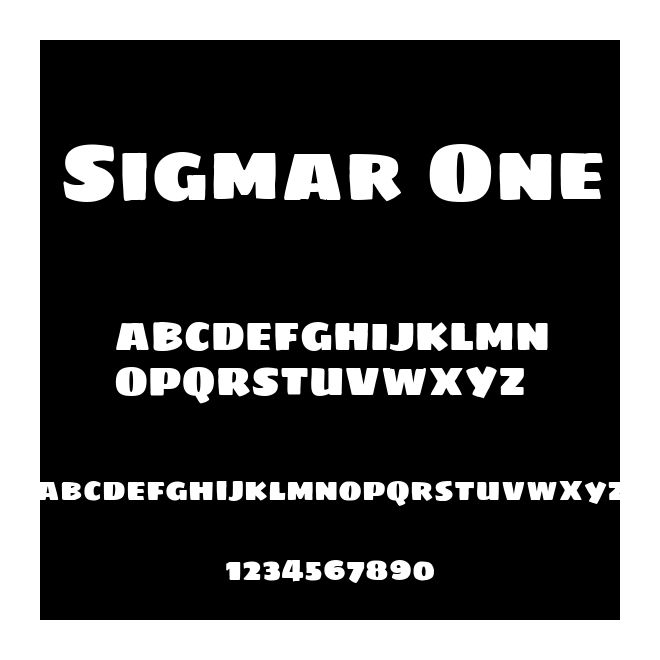 Sigmar One