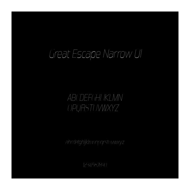 Great Escape Narrow Ul
