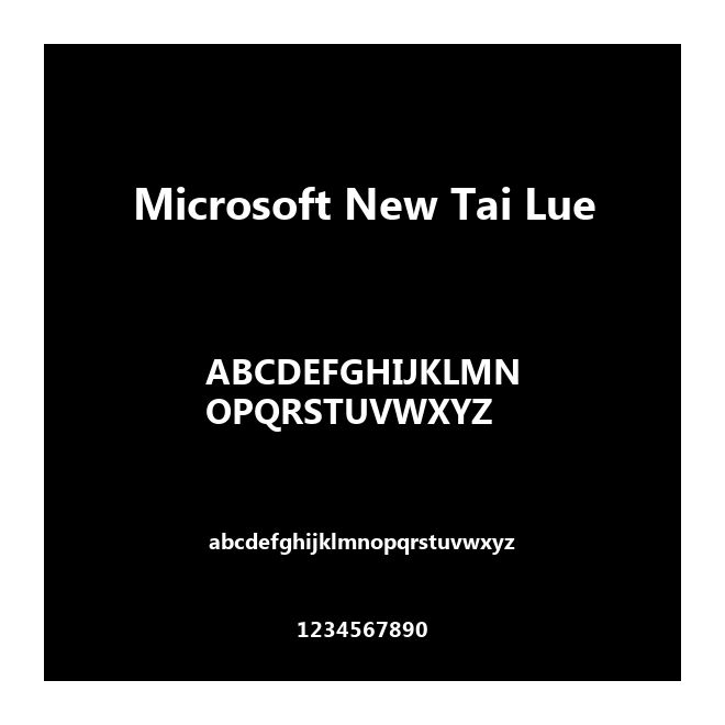 Microsoft New Tai Lue