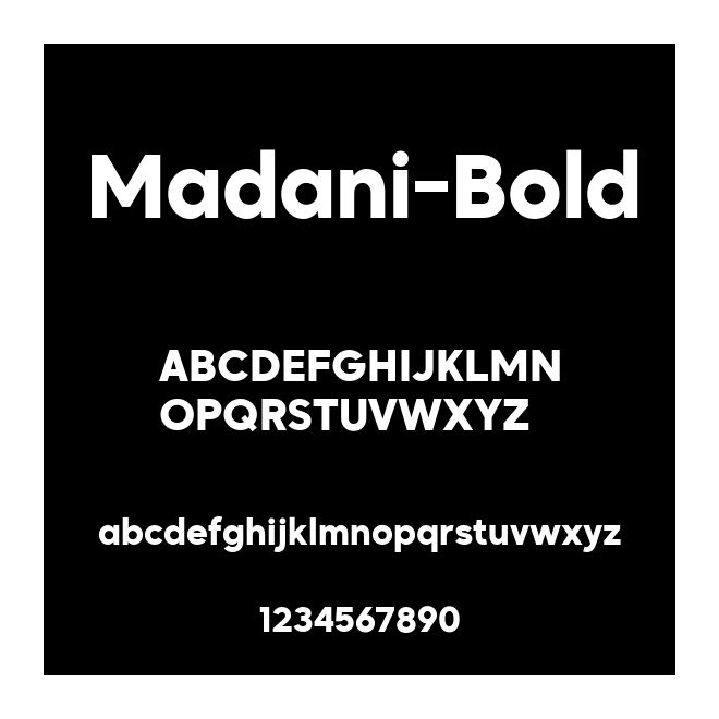 Madani-Bold