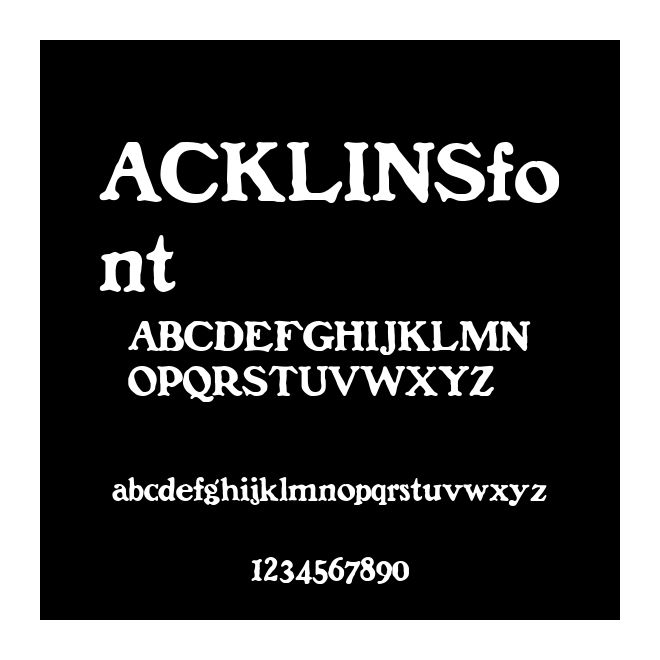 ACKLINSfont