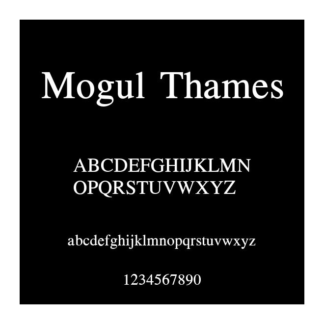 Mogul Thames