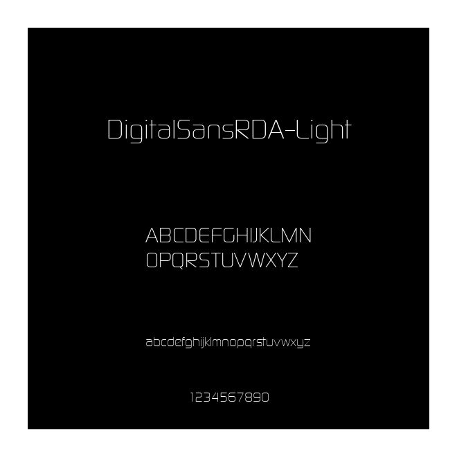 DigitalSansRDA-Light