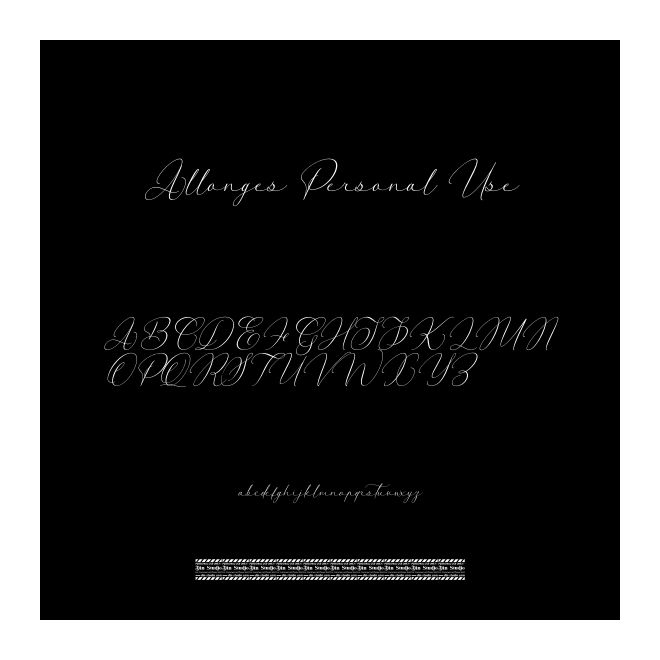 Allonges Personal Use