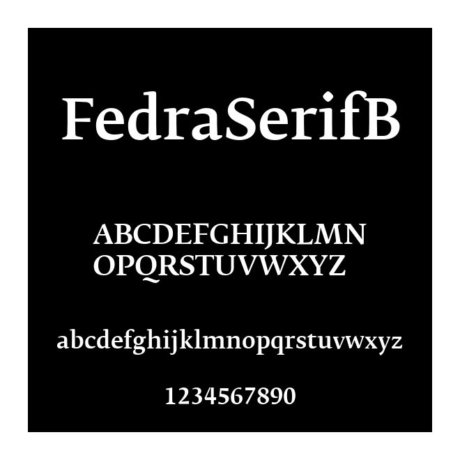 FedraSerifB