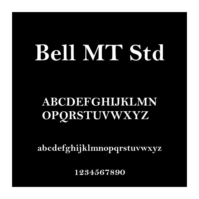 Bell MT Std