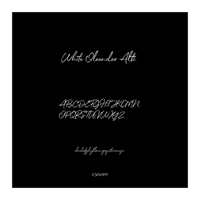White Oleander Alt2