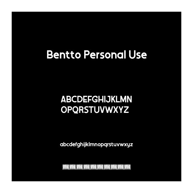 Bentto Personal Use