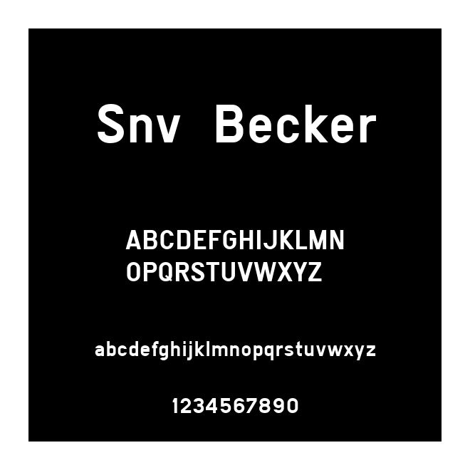 Snv Becker