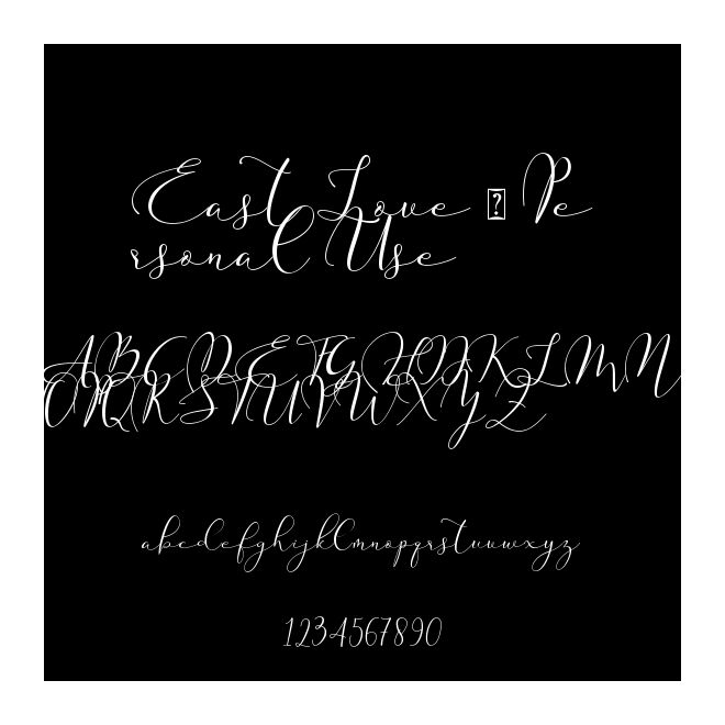 East Love - Personal Use