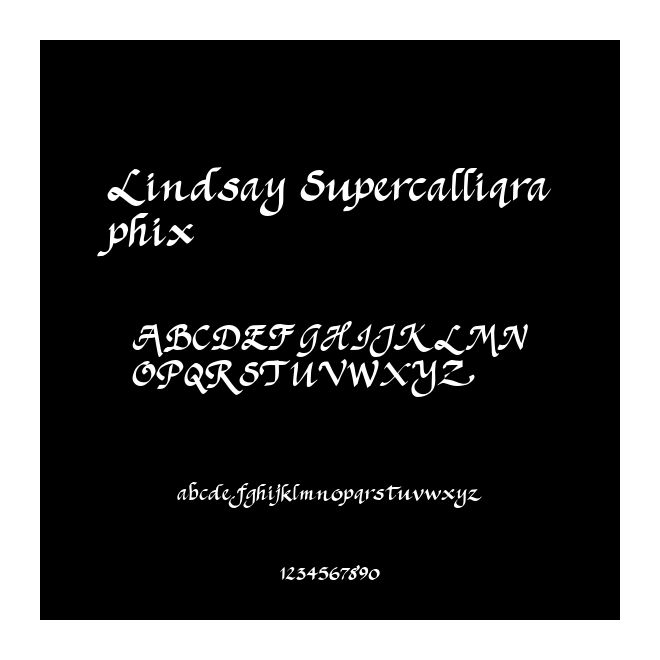 Lindsay Supercalliqraphix