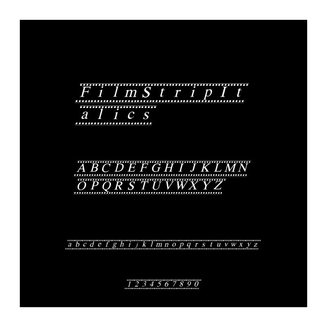 FilmStripItalics