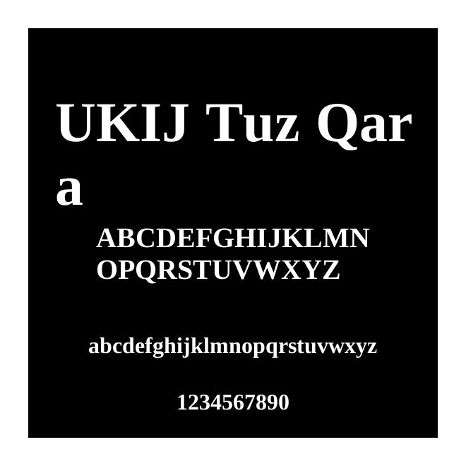 UKIJ Tuz Qara