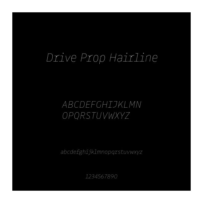 Drive Prop Hairline
