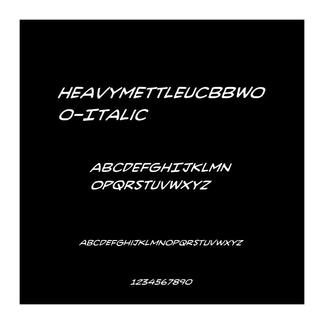 HeavyMettleUCBBW00-Italic