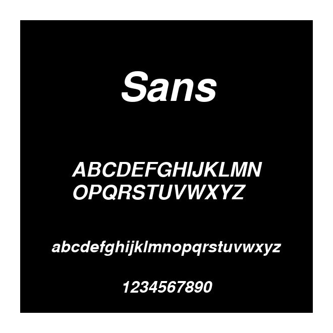 Sans
