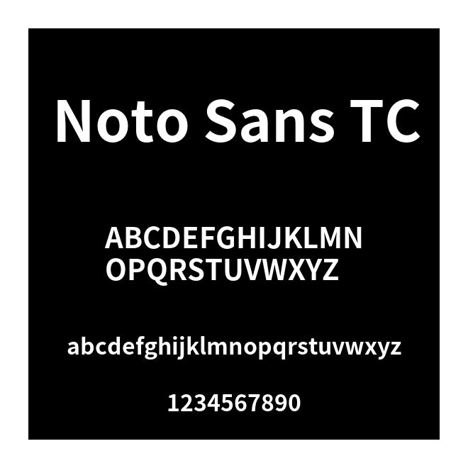 Noto Sans TC