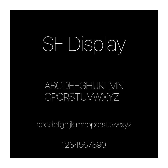 SF Display