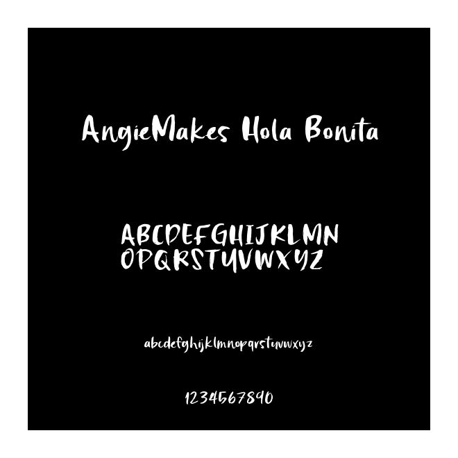 AngieMakes Hola Bonita