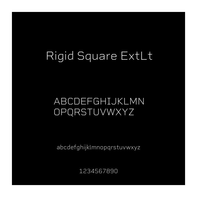 Rigid Square ExtLt