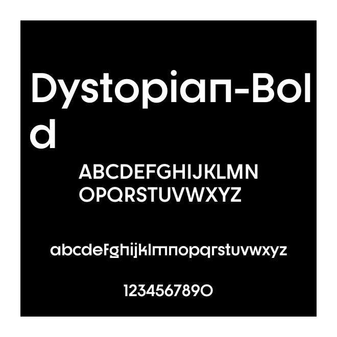 Dystopian-Bold