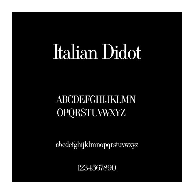 Italian Didot
