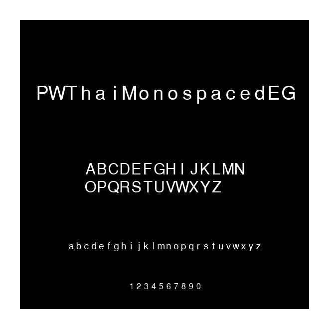 PWThaiMonospacedEG