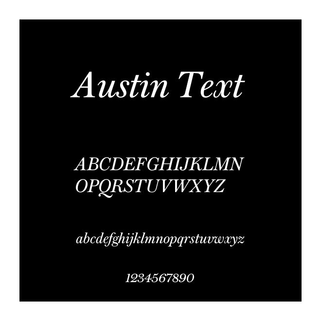 Austin Text
