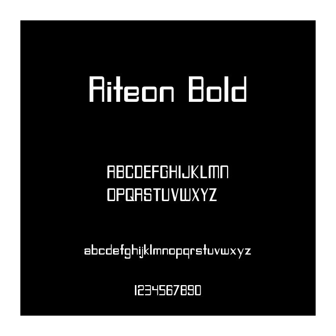 Riteon Bold