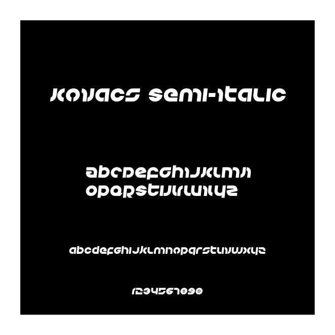 Kovacs Semi-Italic