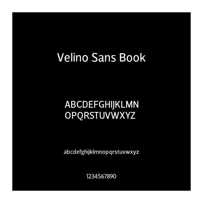 Velino Sans Book