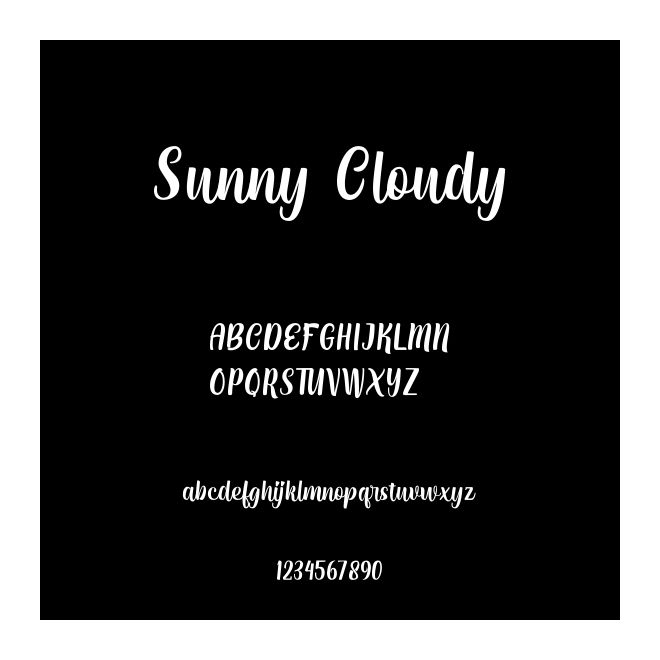 Sunny Cloudy