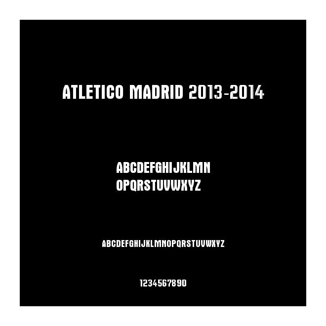 Atletico Madrid 2013-2014