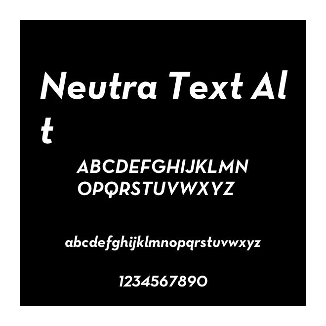 Neutra Text Alt